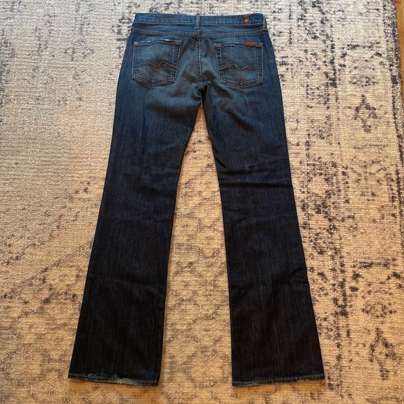 7 for all mankind bootcut jeans Sz 30 - Picture 3 of 5
